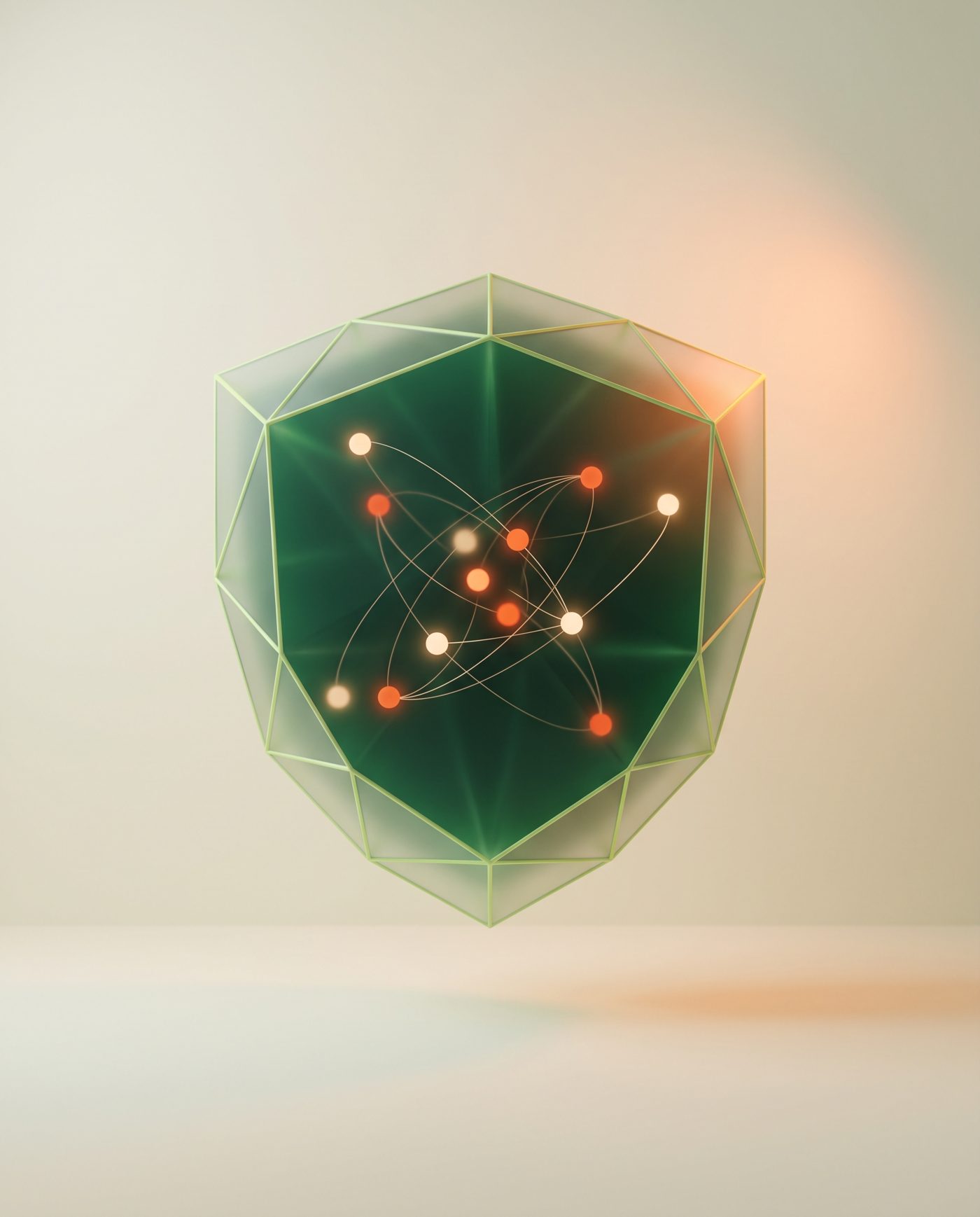 Abstract representation of StarFit's layered data security
